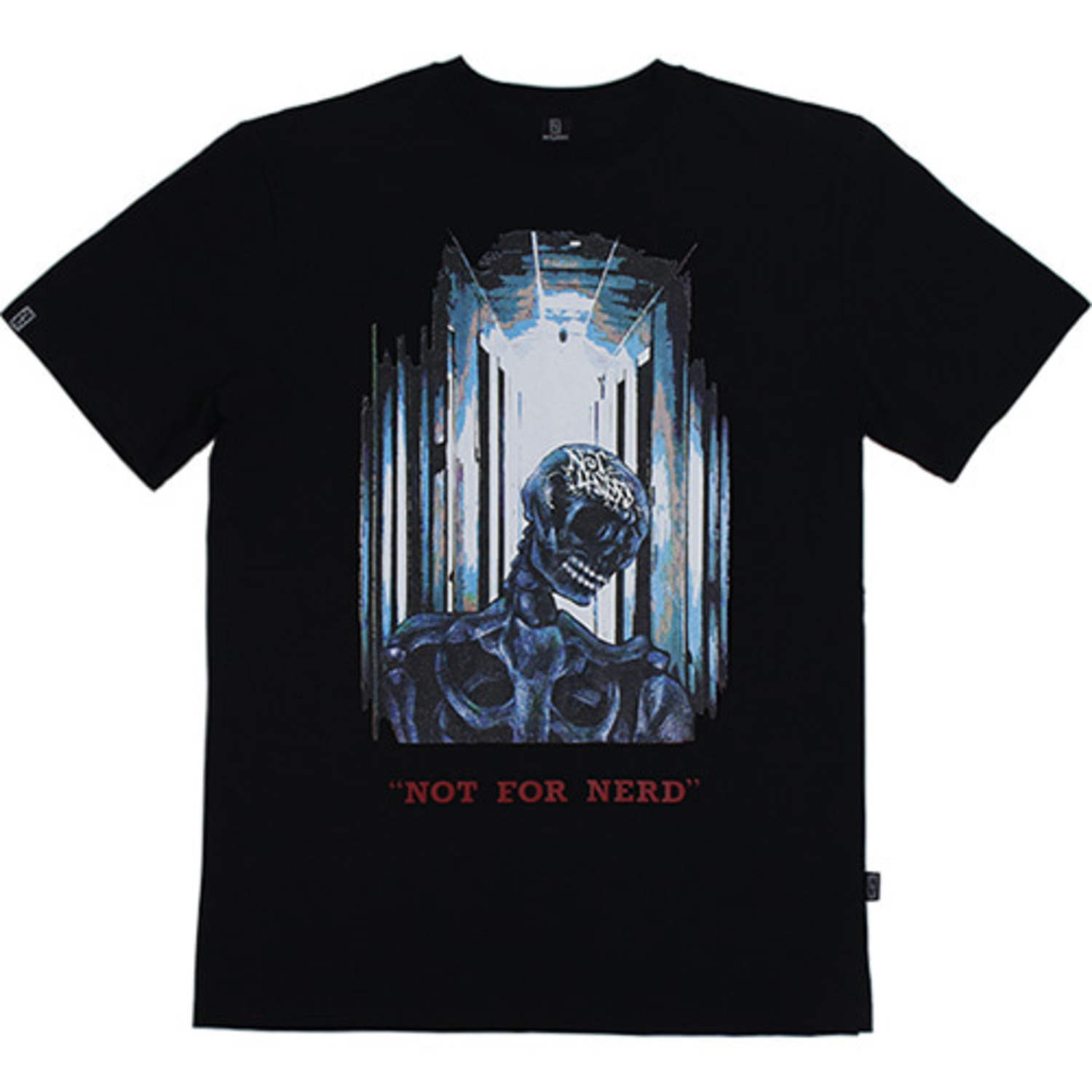 Skull T-Shirt [Black],NOT4NERD