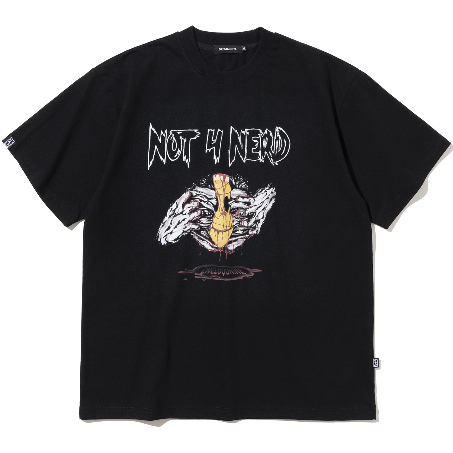 Twisted Smile T-Shirts - Black,NOT4NERD