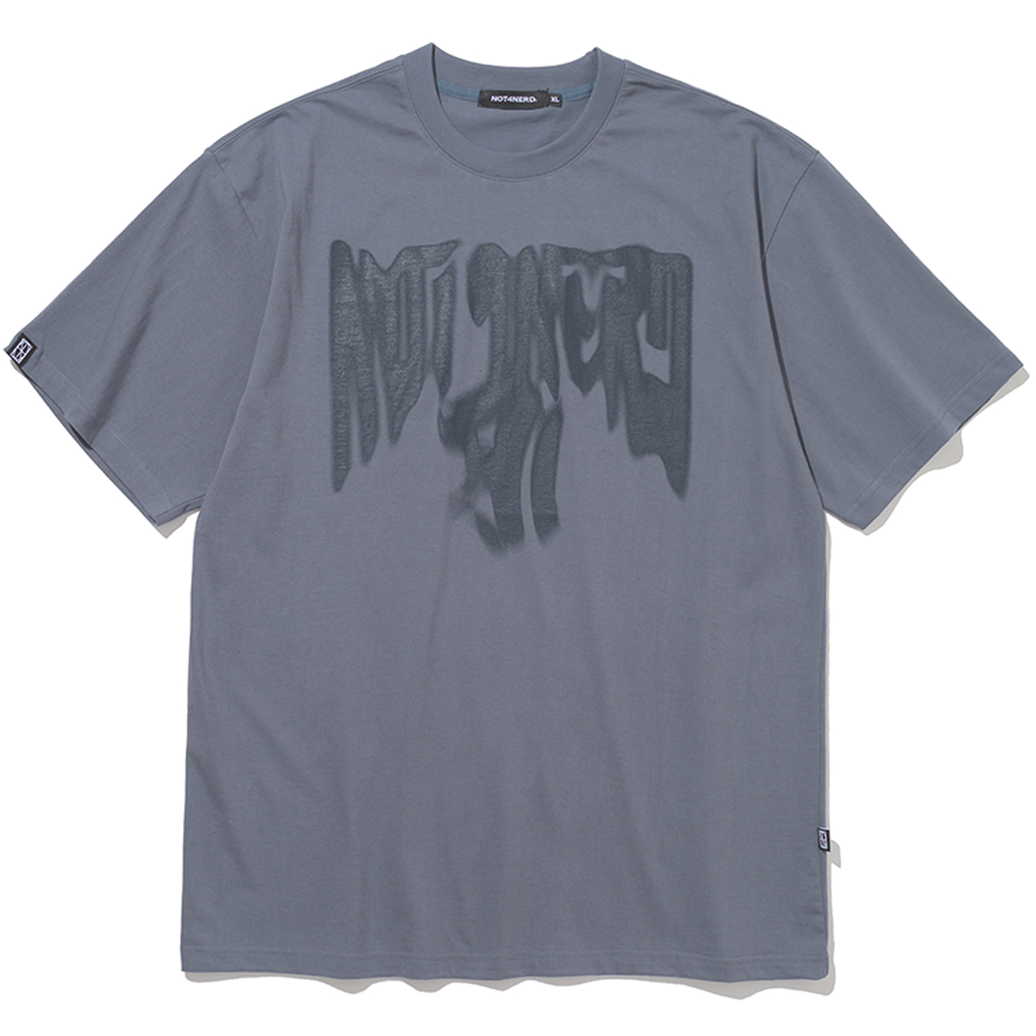 Blur Logo T-Shirts - Indigo Blue,NOT4NERD