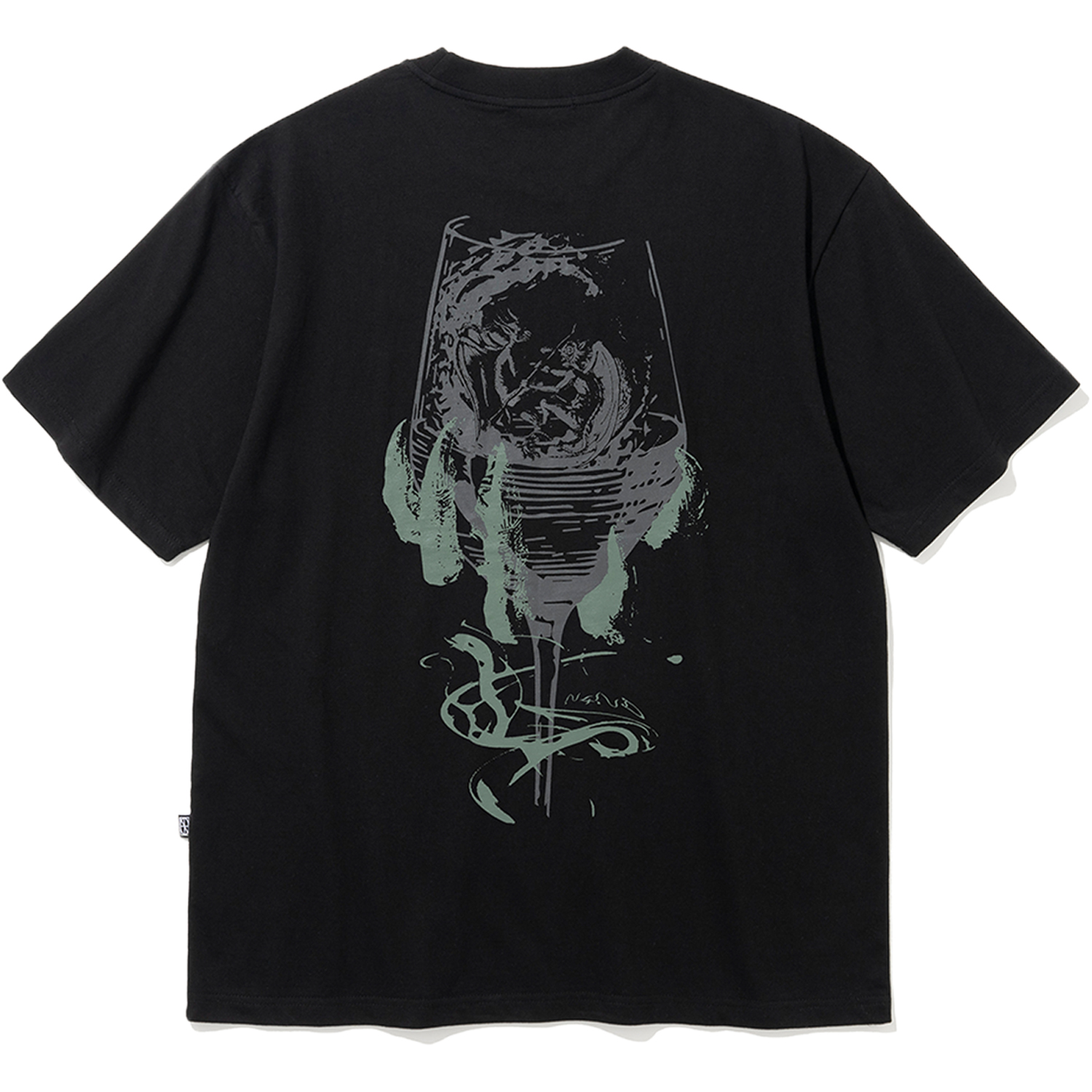 Wine Glass T-Shirts - Black,NOT4NERD