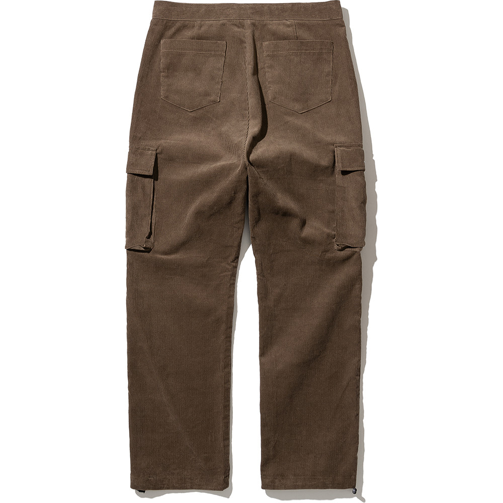 Corduroy Cargo Pants Brown,NOT4NERD