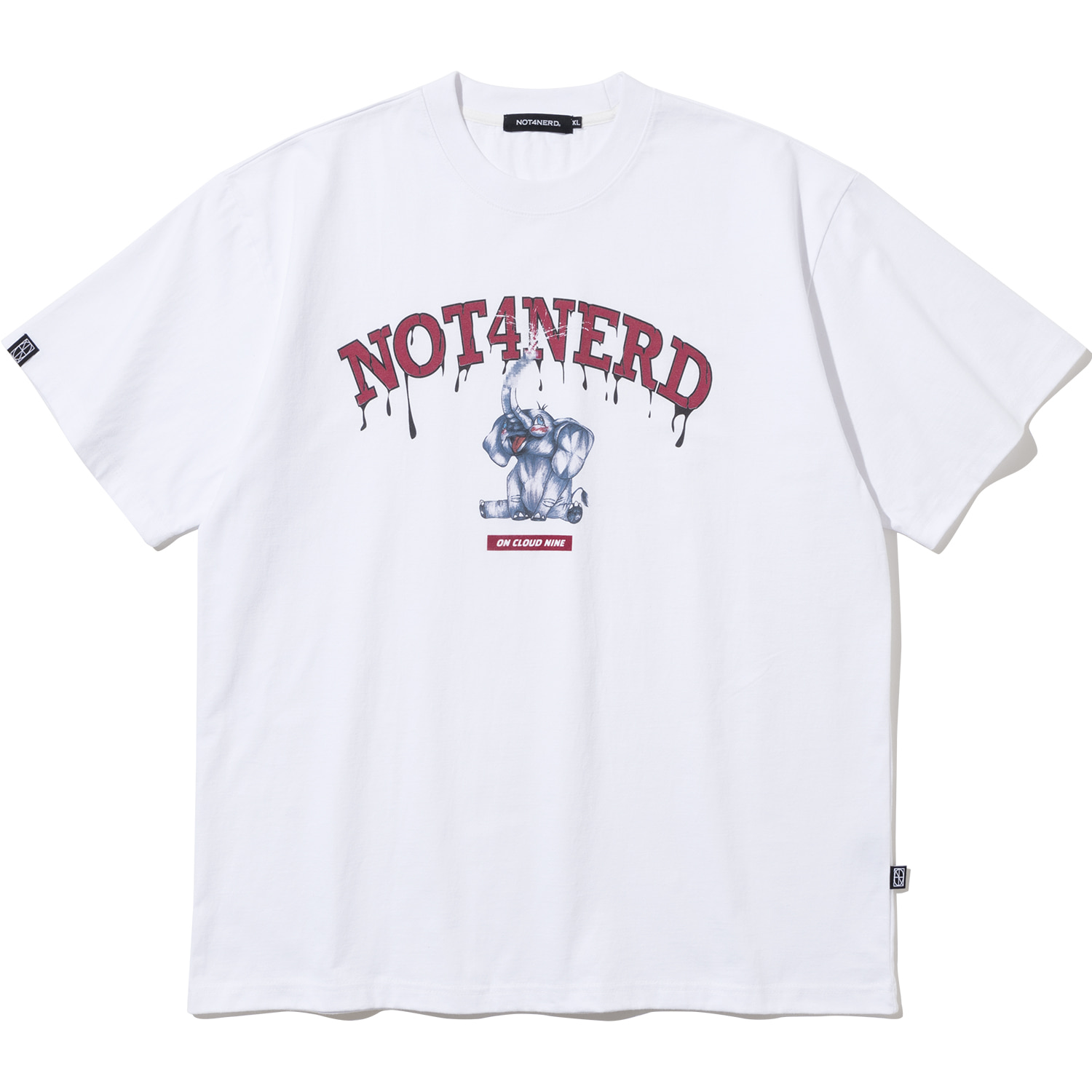 Elephant T-Shirts - White,NOT4NERD