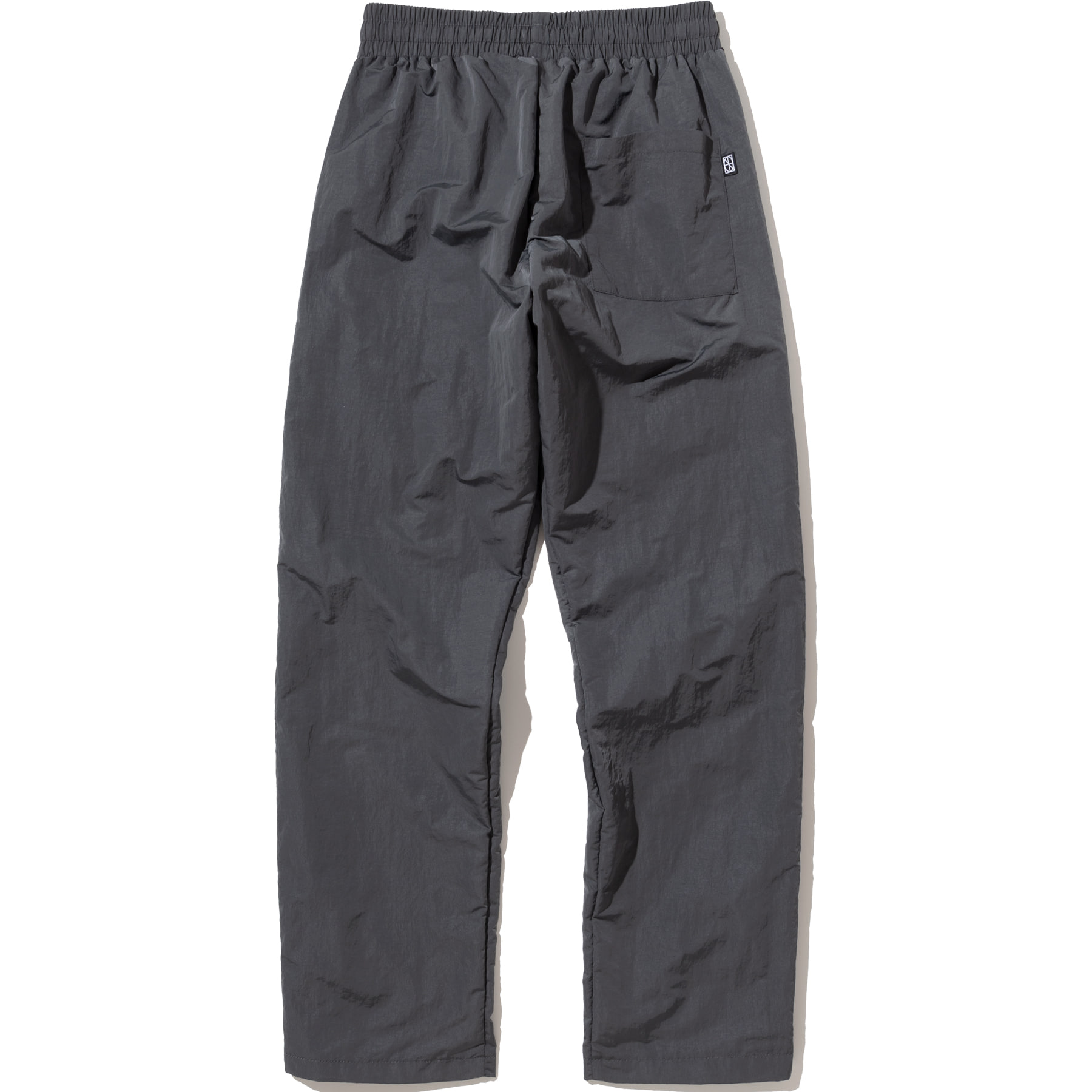 Two Way Side Zipper Nylon Pants - Dark Grey,NOT4NERD