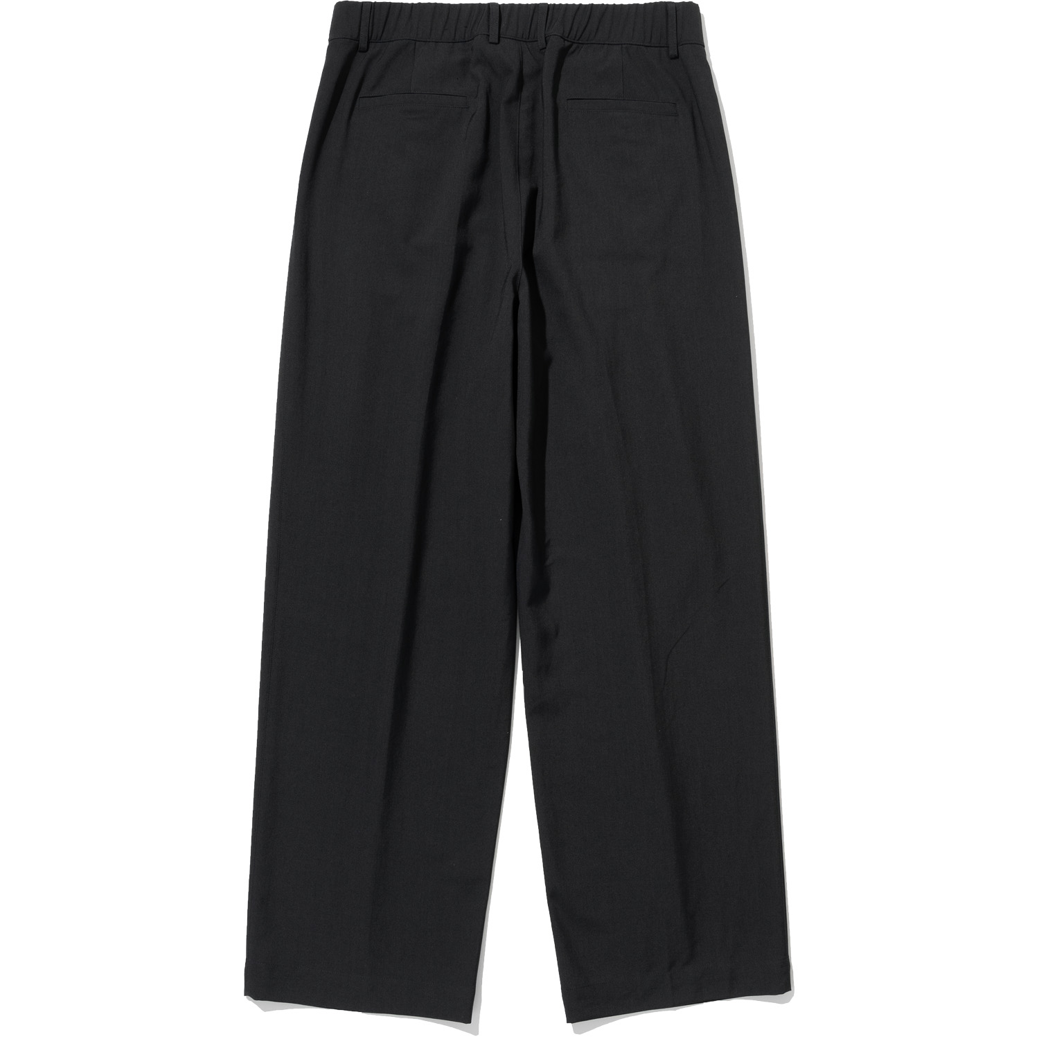 TR Two Tuck Wide Pants - Charcoal,NOT4NERD