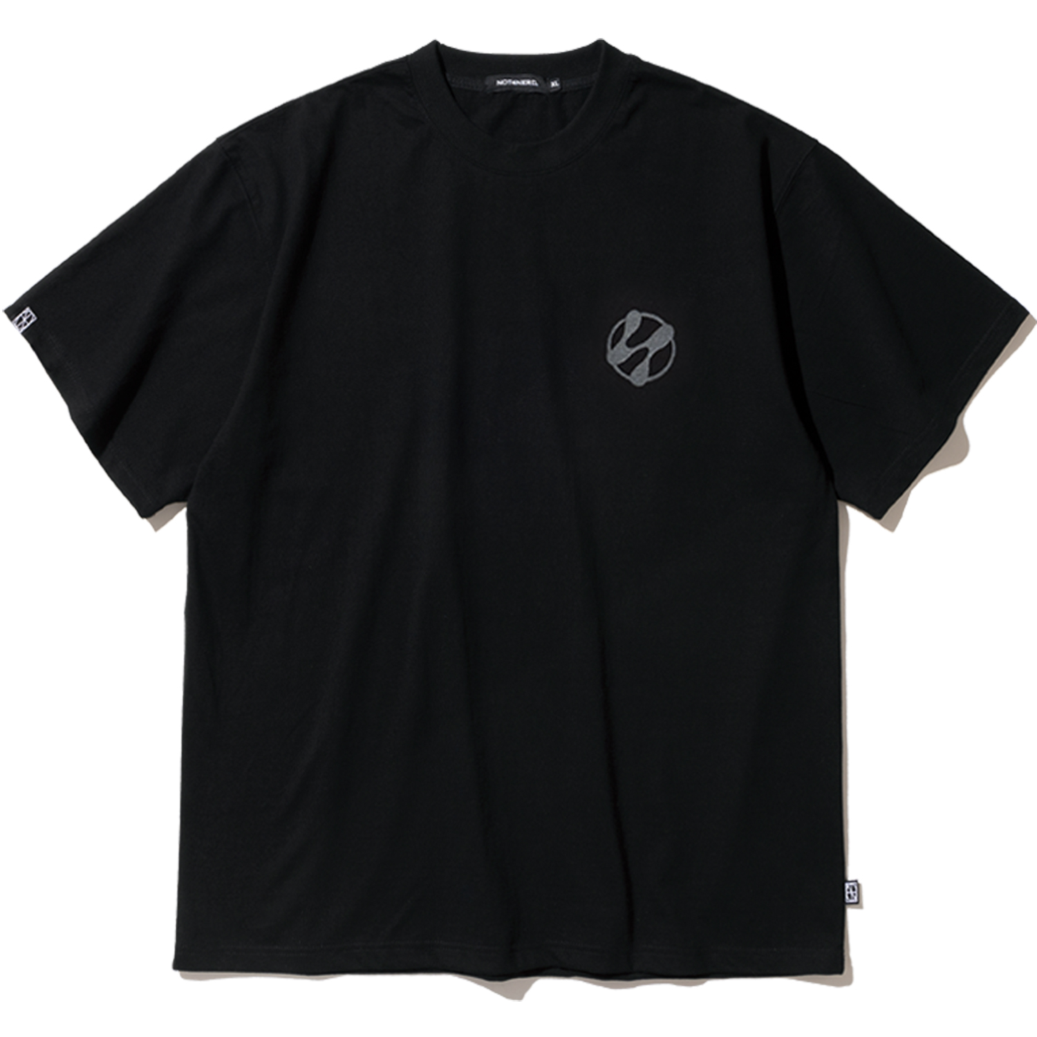 N Symbol T-shirts - Black,NOT4NERD