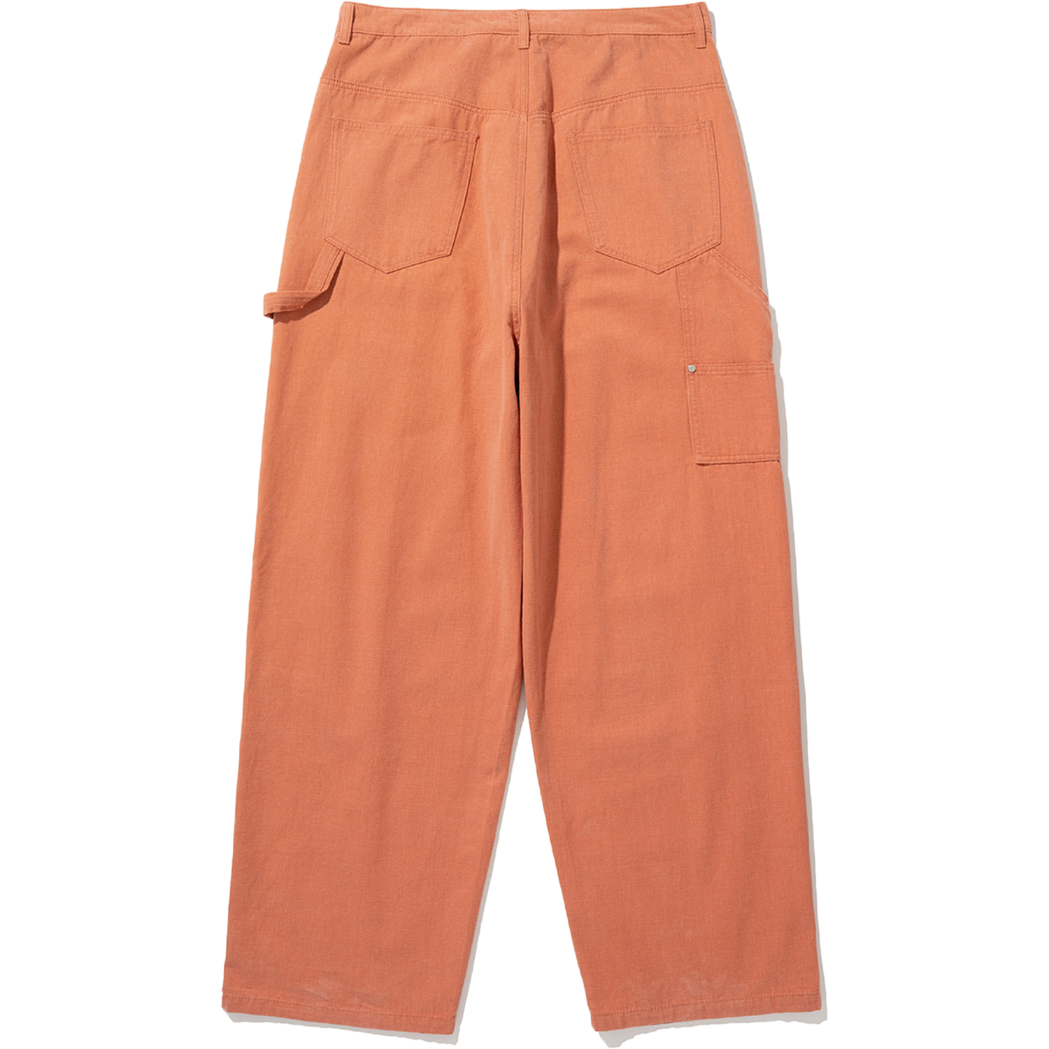 Relax Fit Carpenter Pants - Orange,NOT4NERD