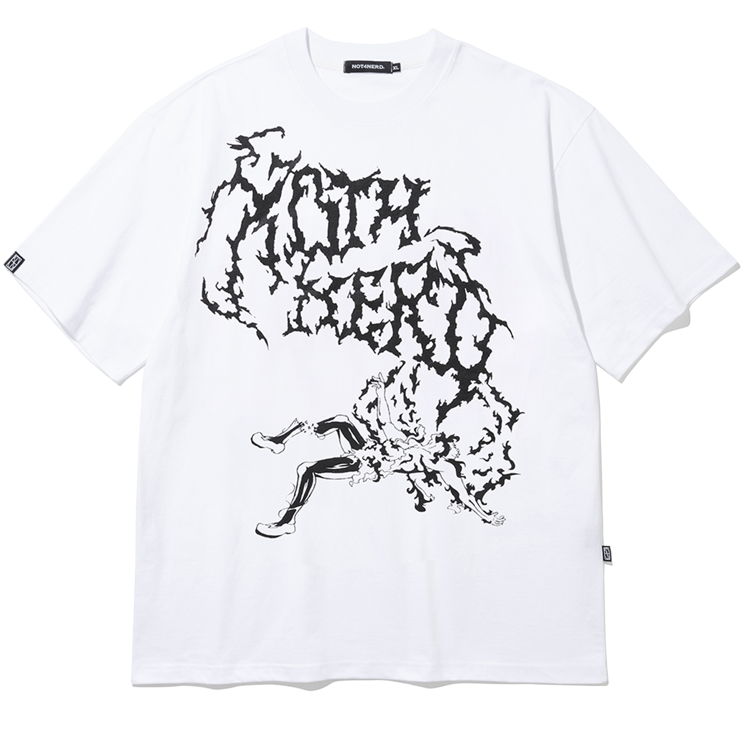 [4월 19일 예약배송] Scream T-Shirts - White,NOT4NERD