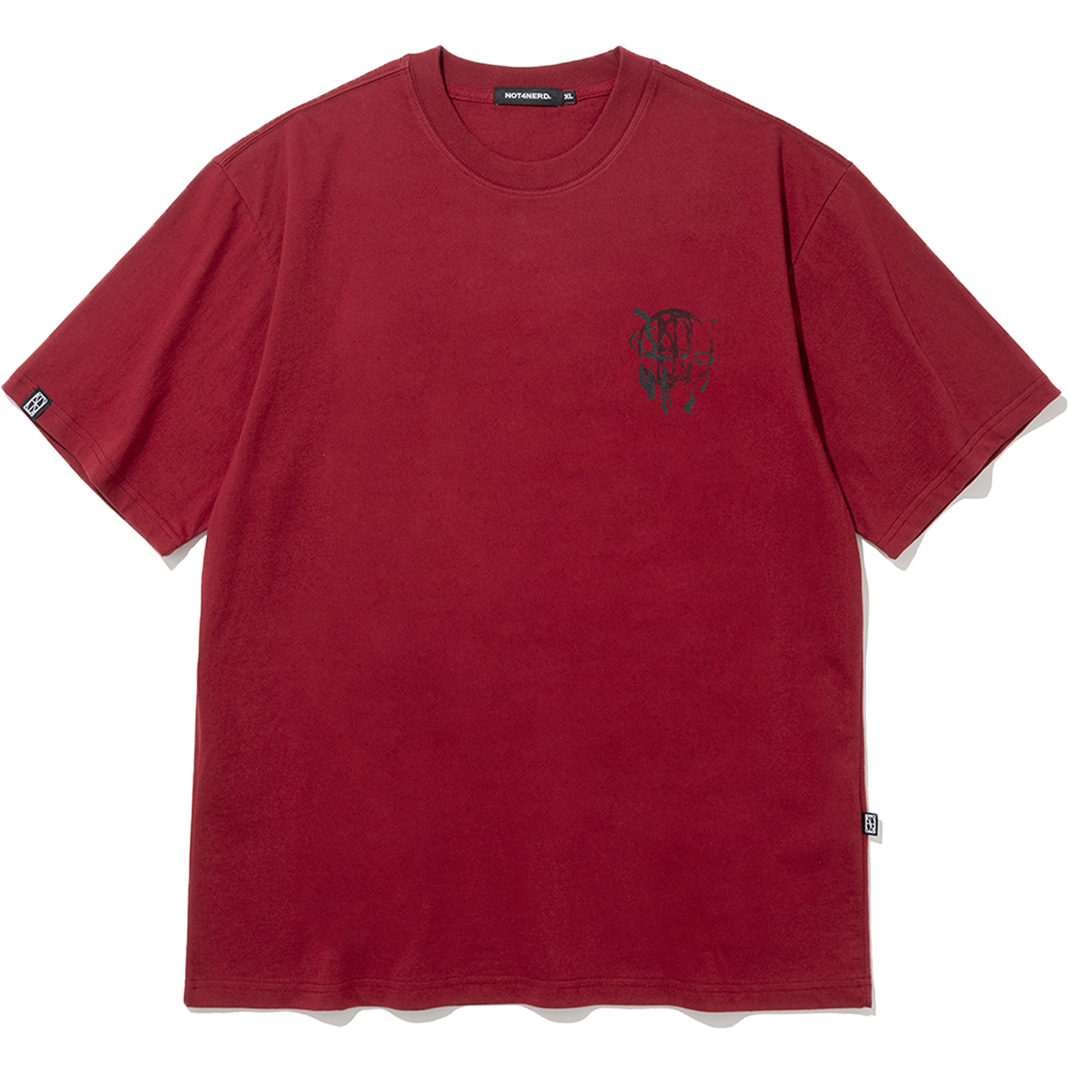 [4월 19일 예약배송] Wine Glass T-Shirts - Red,NOT4NERD