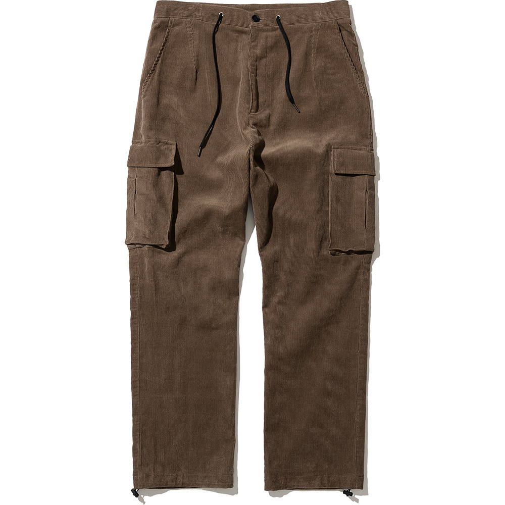Corduroy Cargo Pants Brown,NOT4NERD