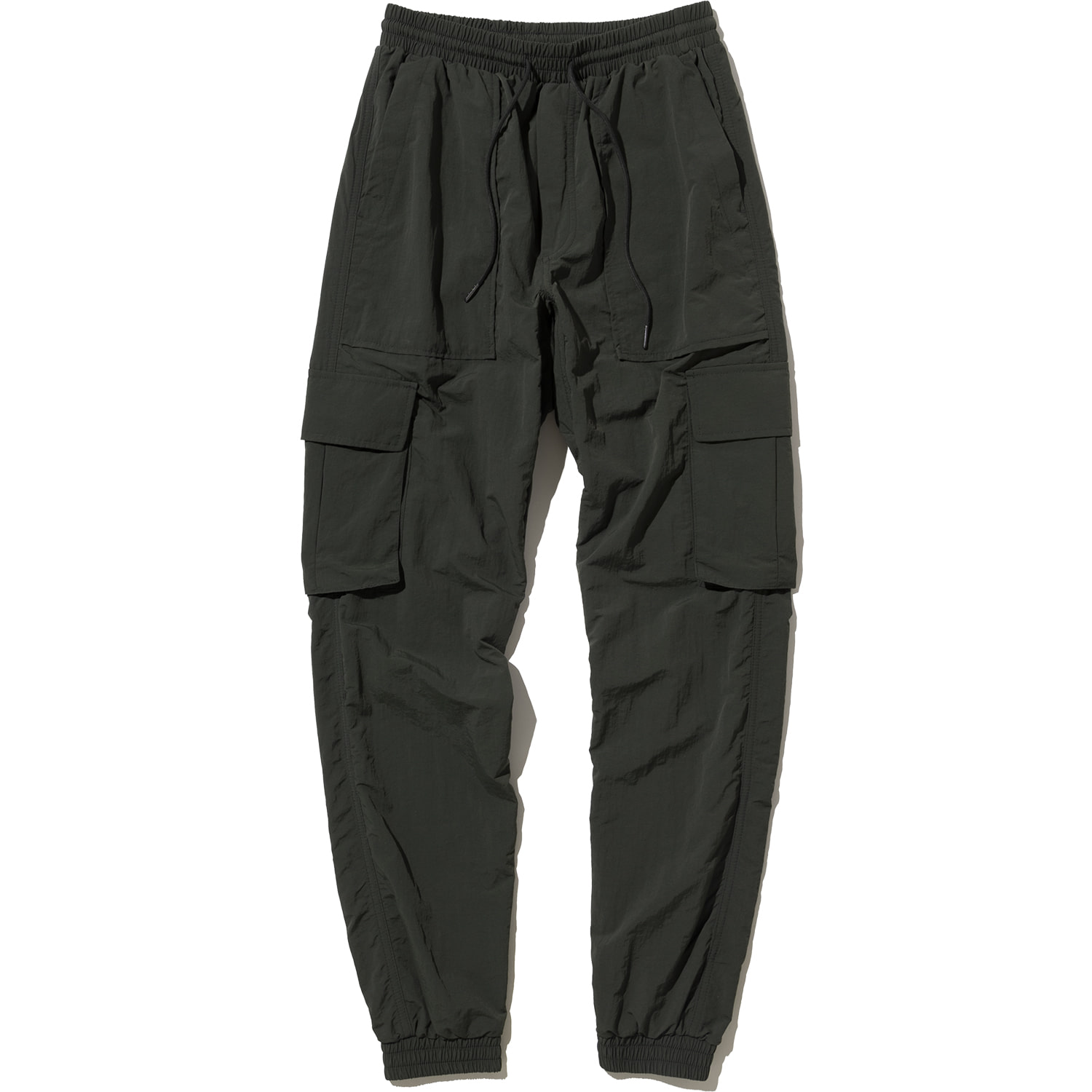 Nylon Cargo Jogger Pants - Khaki,NOT4NERD