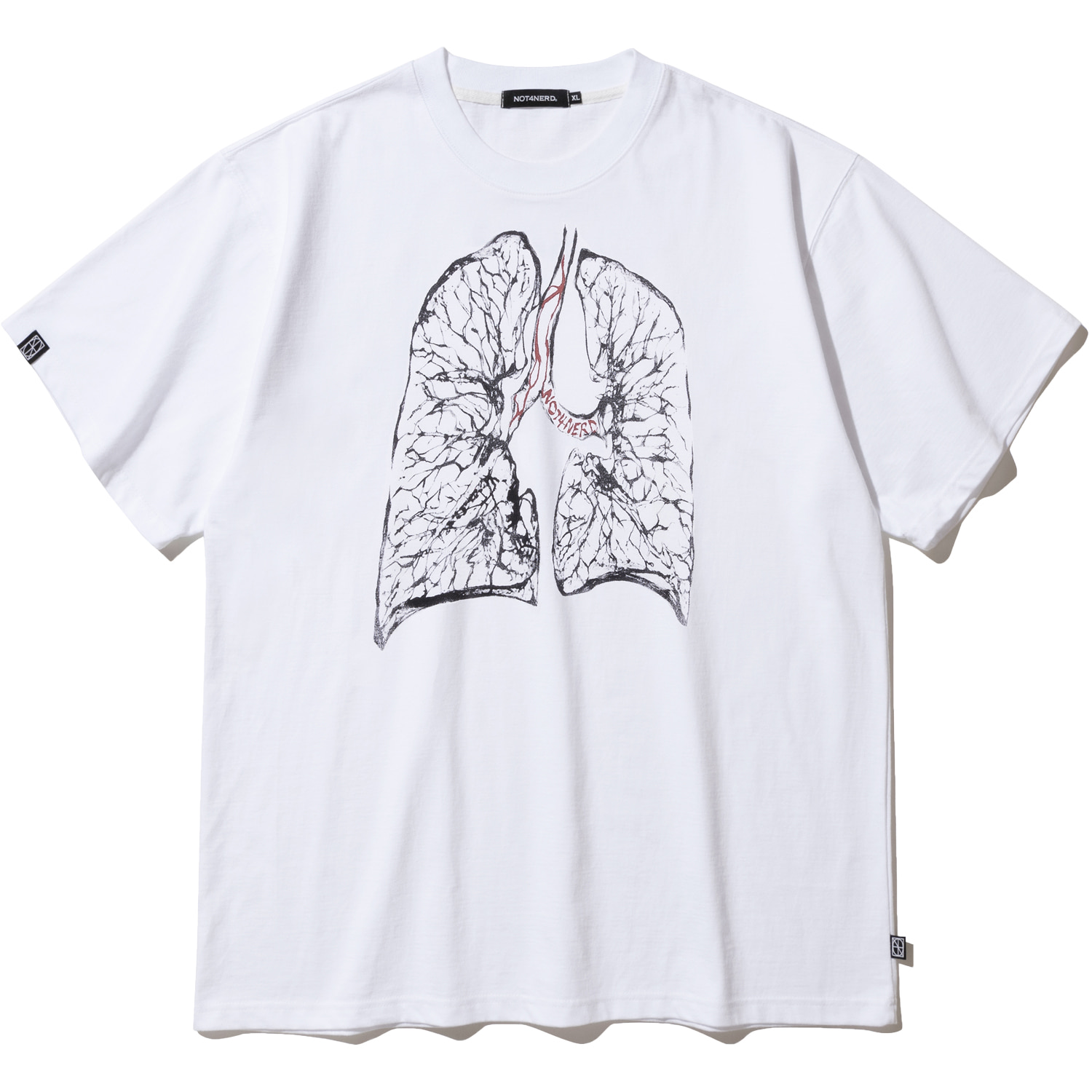 Lung T-Shirts - White,NOT4NERD