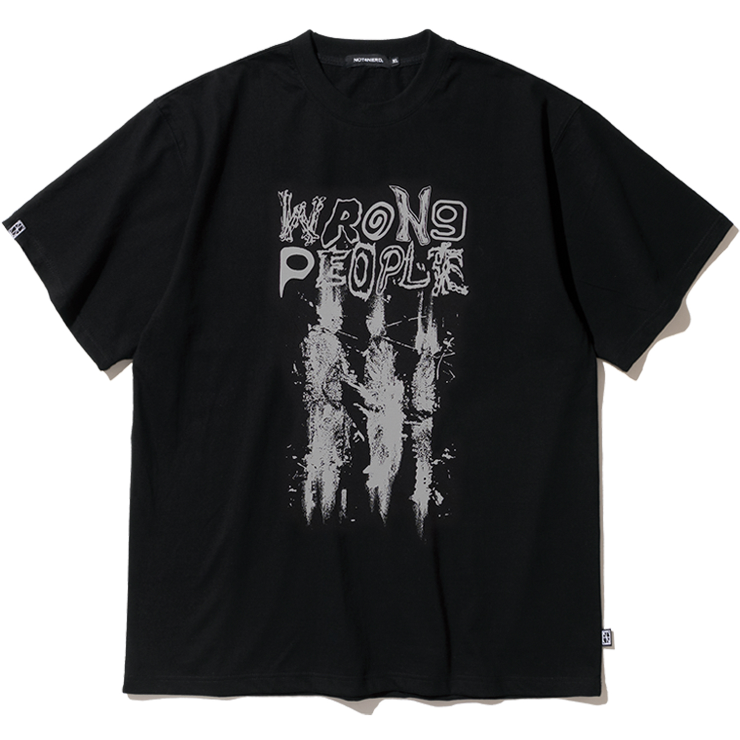 Wrong People T-Shirts - Black,NOT4NERD