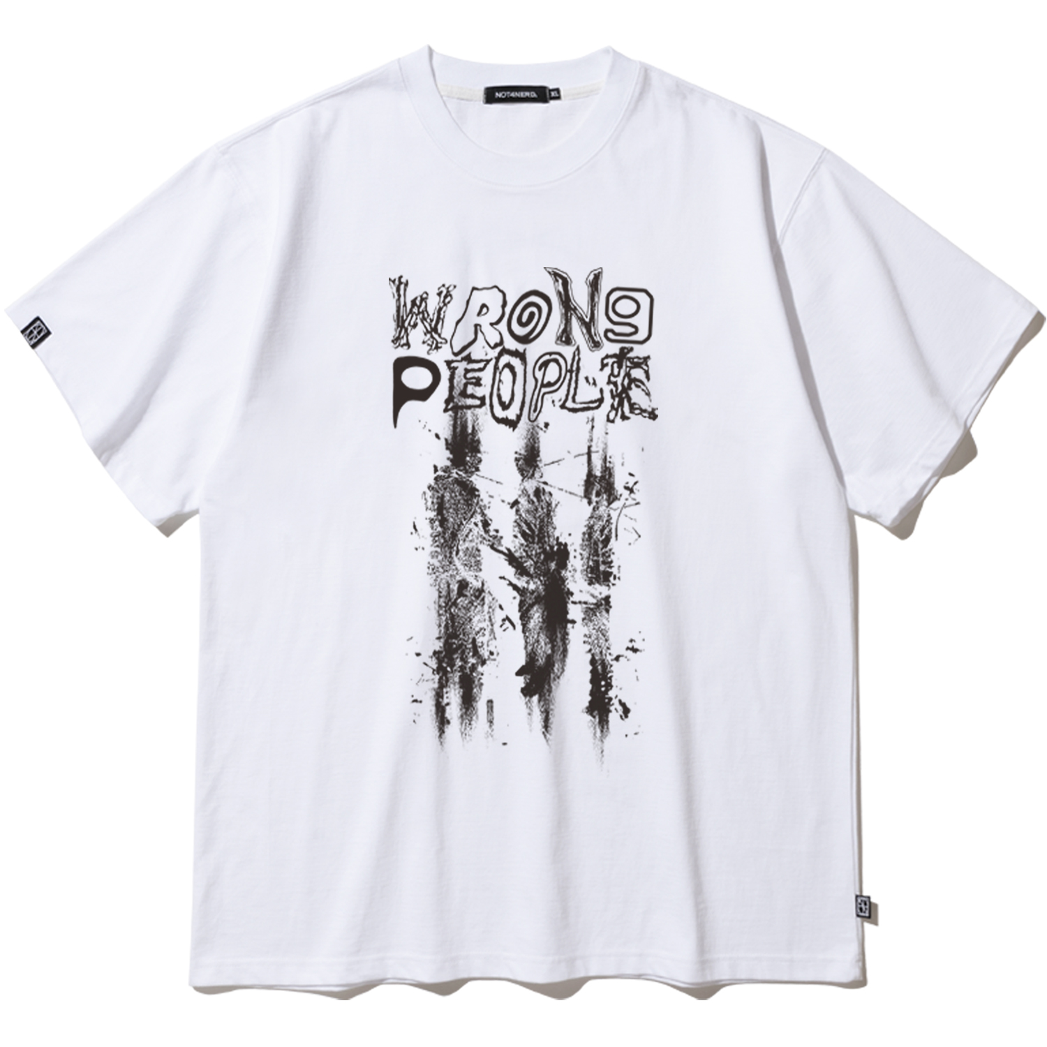 Wrong People T-Shirts - White,NOT4NERD