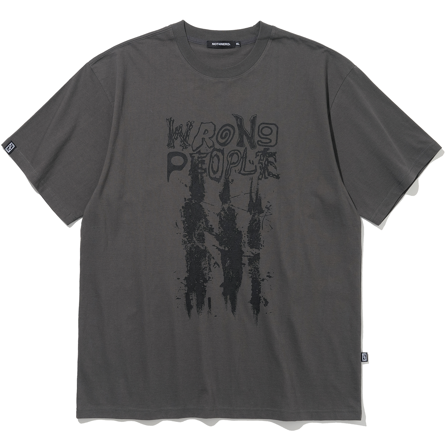 Wrong People T-Shirts - Dark Grey,NOT4NERD