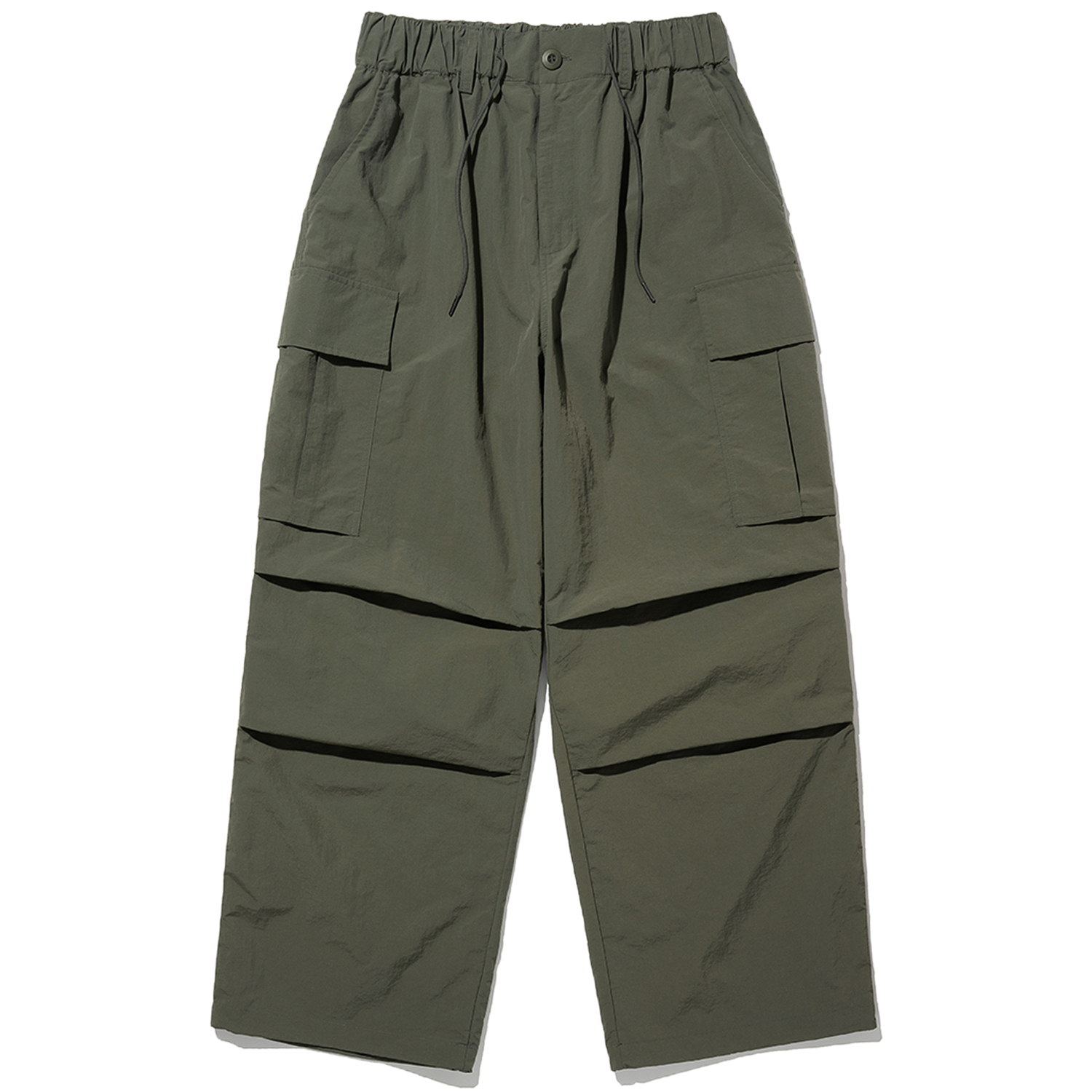 [5월 17일 예약배송] Parachute Nylon Cargo Pants - Khaki,NOT4NERD