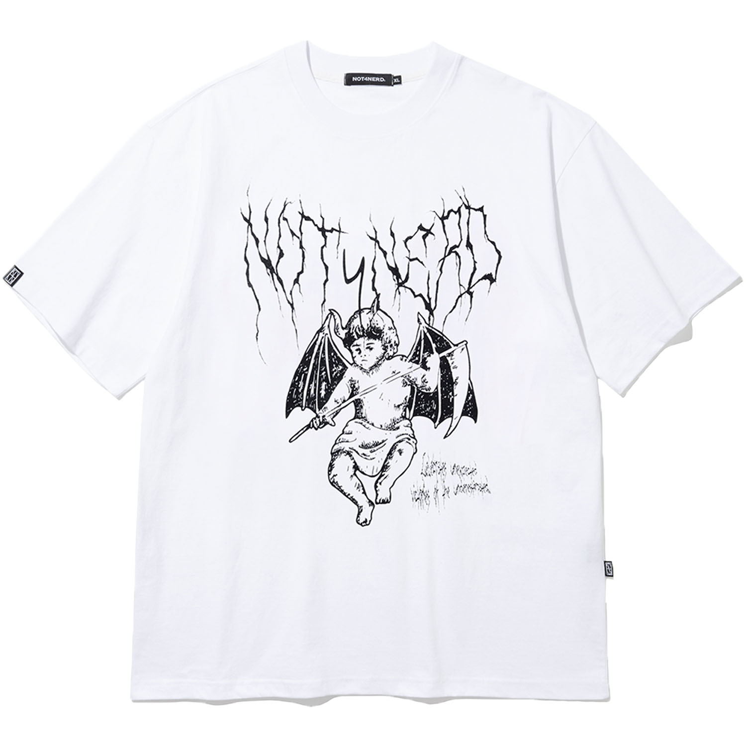 Baby Devil T-Shirts - White,NOT4NERD