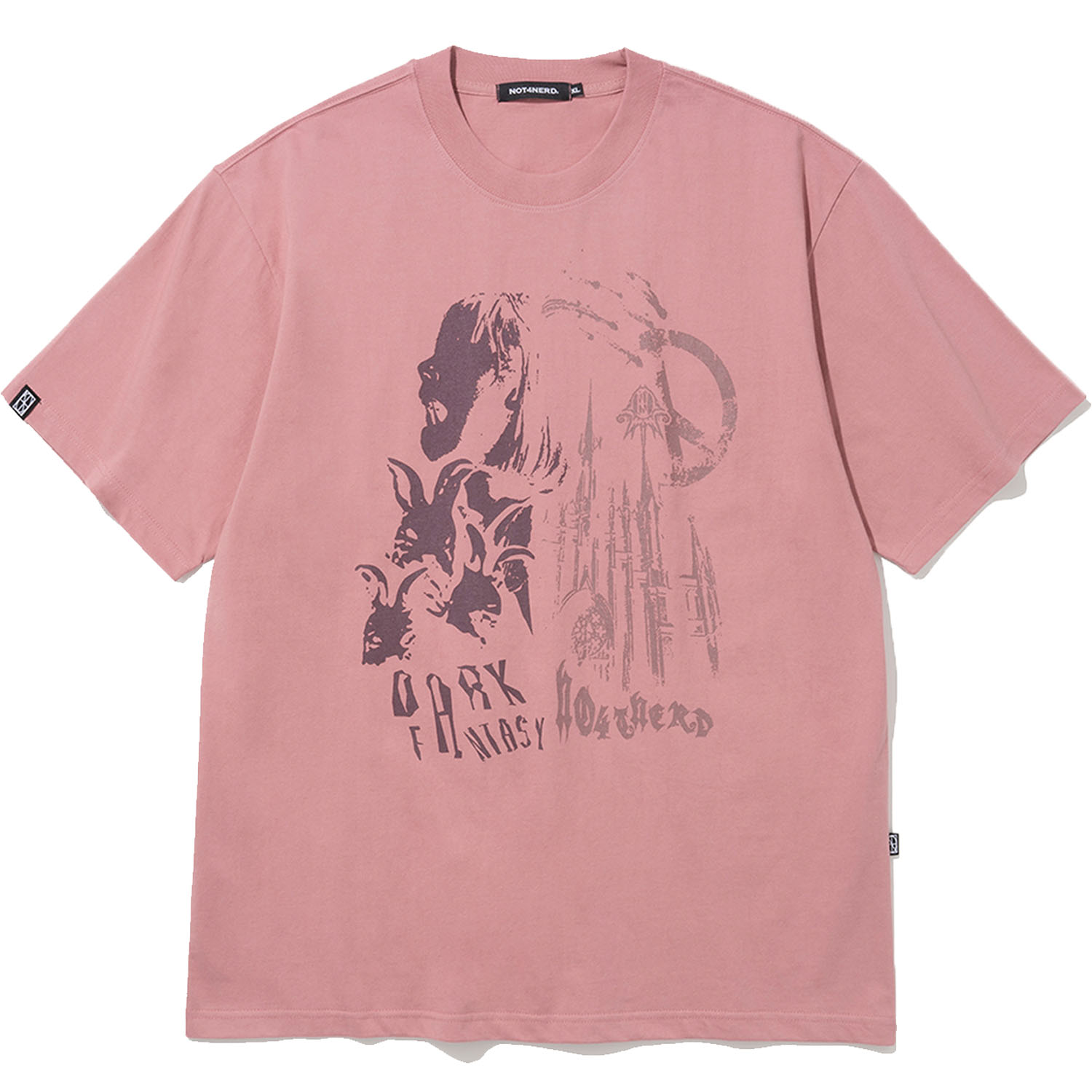 Dark Fantasy T-Shirts - Light Pink,NOT4NERD