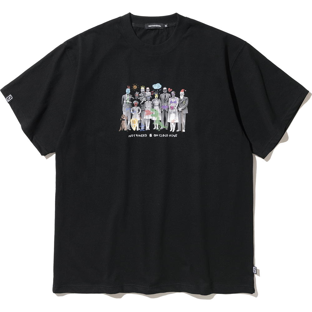 Family T-Shirts Black,NOT4NERD