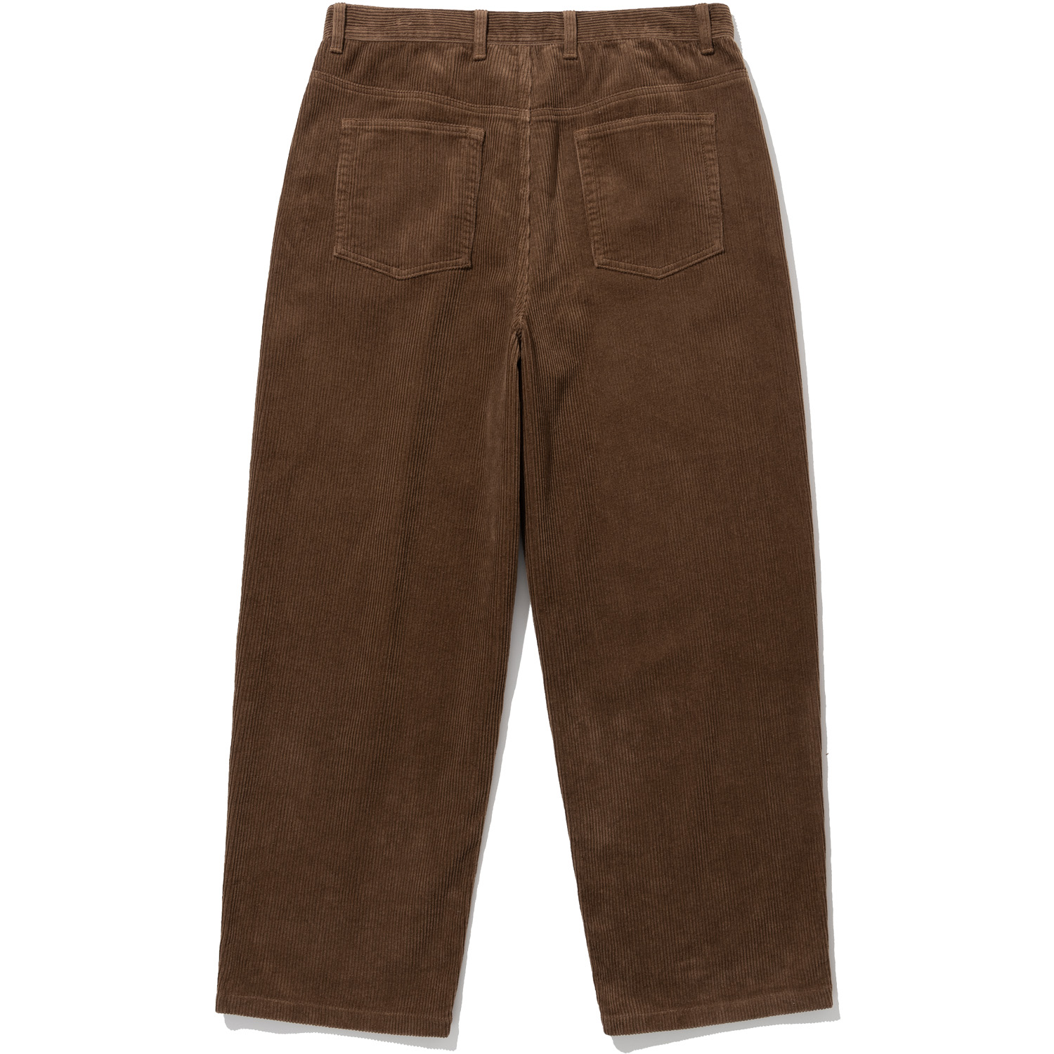 Corduroy Loose Wide Pants - Brown,NOT4NERD