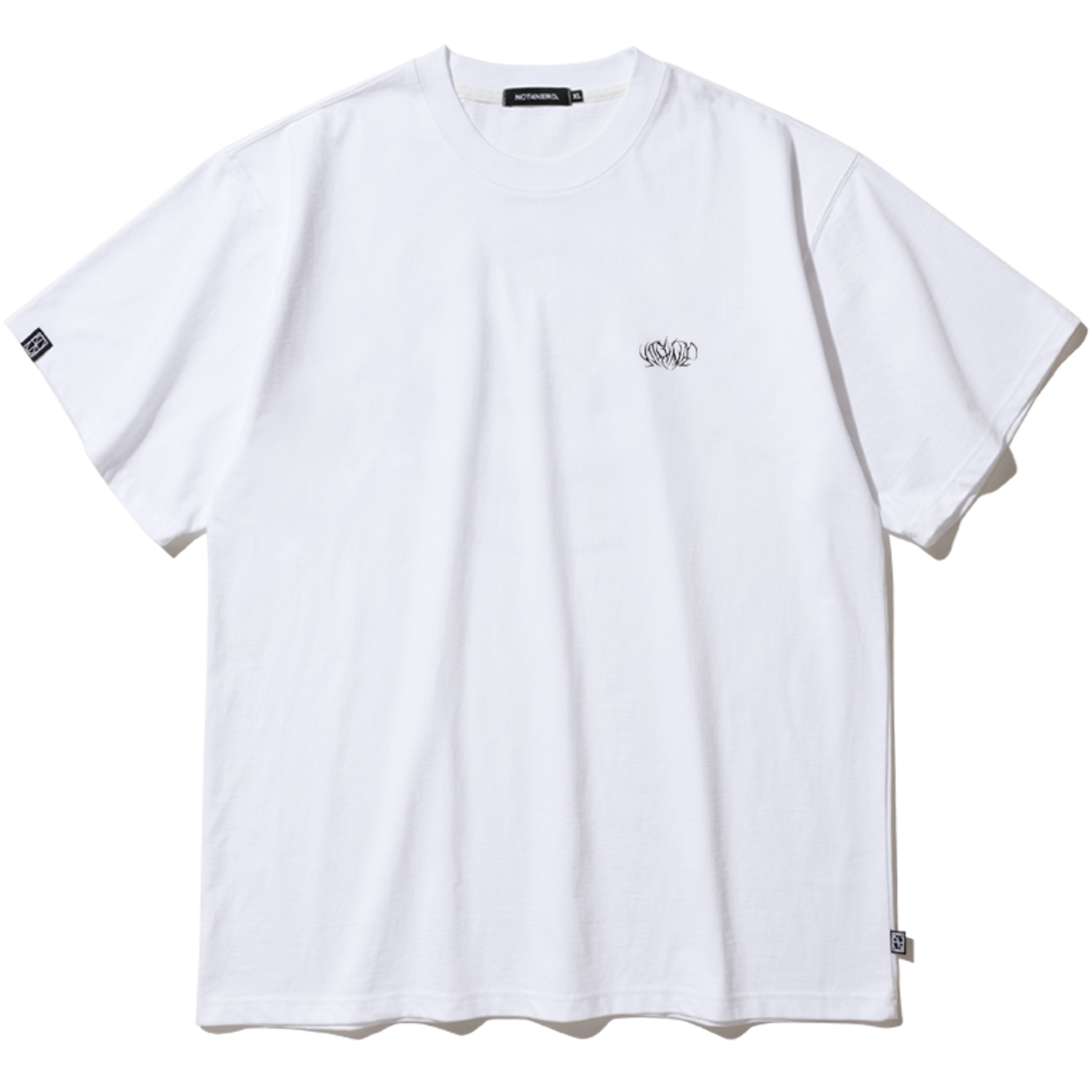 Metal N4ND Logo T-Shirts - White,NOT4NERD