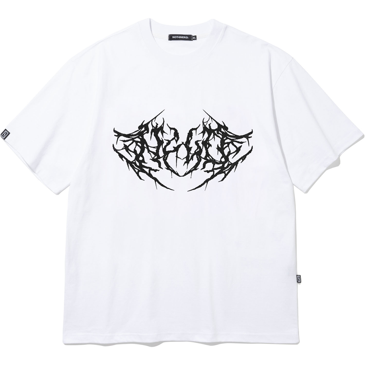 Roots Logo T-Shirts - White,NOT4NERD