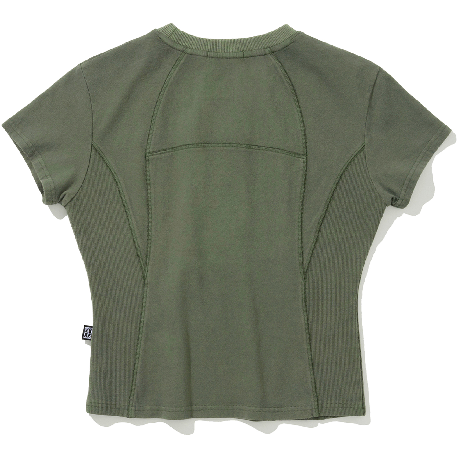 W N4ND Incision Pigment T-Shirts - Khaki,NOT4NERD