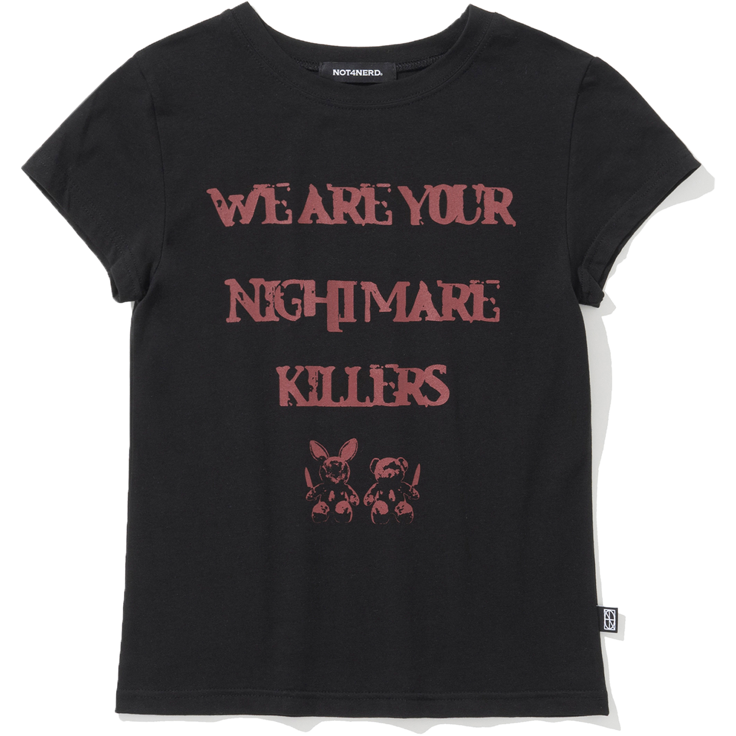 [5월 8일 예약배송] W 2Killers T-Shirts - Black,NOT4NERD